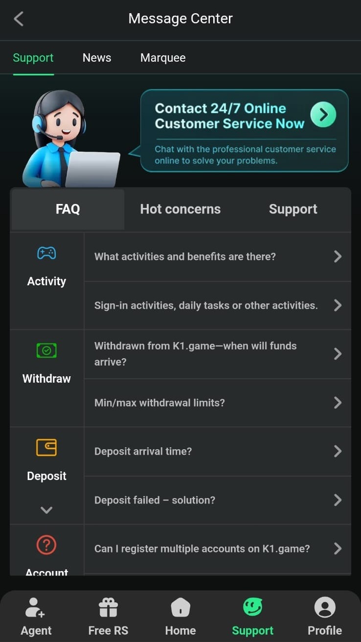 K1 apk install screen 8 — K1 app download on Android